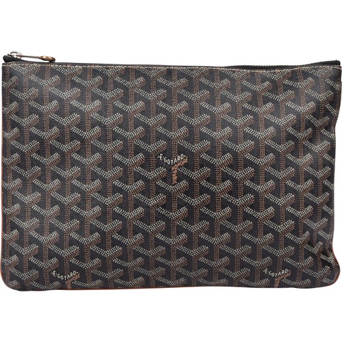 Goyard noir goyardine monogram - goyard,