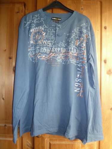 Blaues herren shirt l - gr.,