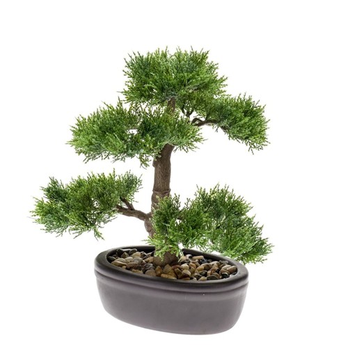 Künstlicher bonsai cedar - künstlicher,