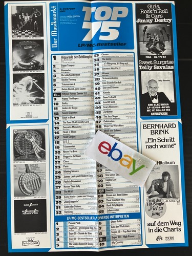 Musikmarkt charts plakat - musikmarkt, lp