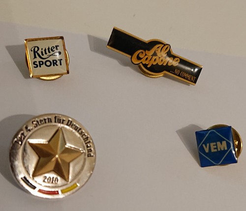 Werbe pin konvolut - werbe-pin,