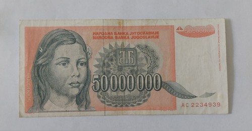 Banknoten jugoslawien 50 - banknoten,