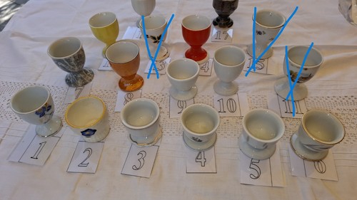 Eierbecher sammlung - eierbecher,