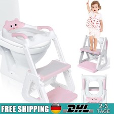 Toilettentrainer Toilettenstuhl Toilettensitz Sitz mit Treppe Leiter für Kinder