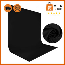 Fotohintergrund Schwarz 15x2m