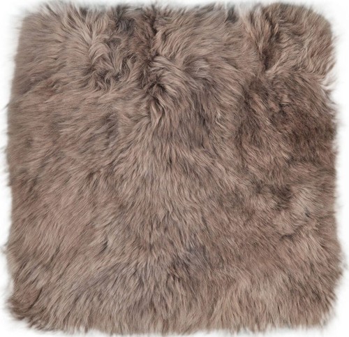 Lammfell pad sitzauflage taupe - lammfell,