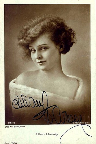 Lilian harvey autogramme - lilian,