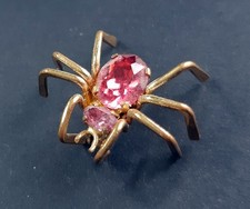 Vintage Spinnen-Brosche mit