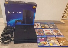 Sony Playstation 4 Pro 1 TB + Spielepaket (9 - FIFA22, NFS, uvm.) + Controller 