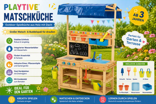 Playtive matschküche outdoor - matschküche,