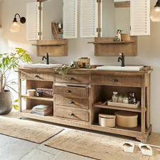 Doppelwaschtisch mit Unterschrank