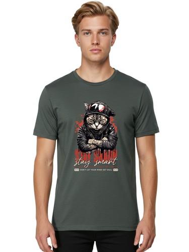 Stay slick smart - stay-slick-stay-smart-cat, mens