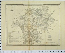 Original alter antiker Druck