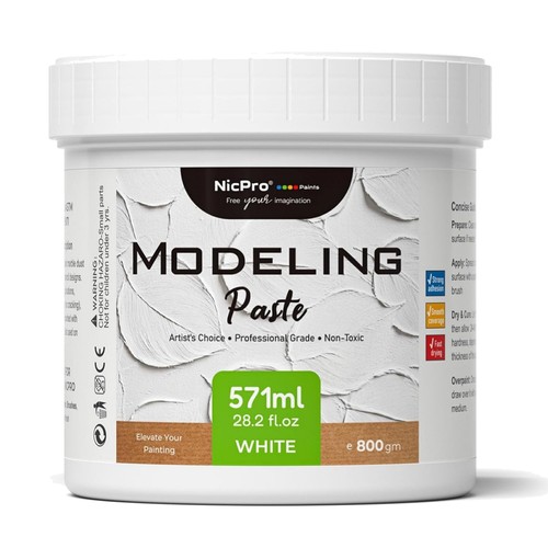 Strukturpaste acryl 571ml - acryl,