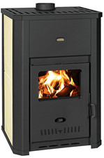 🔥 Wasserführender Kaminofen Prity WD W24 D – 24,3 kW Holzofen mit Wassertasche