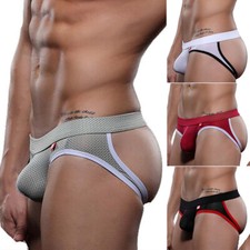 Herren-Mesh-Jockstrap-Bikini-S