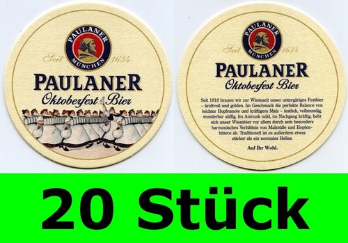 Stück bierdeckel paulaner - bierdeckel,