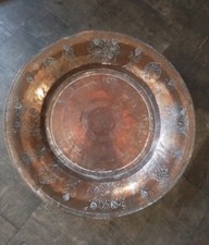 antik orient osmanische Kupfer Tablett/Teller teetisch antique handarbeit 40cm 