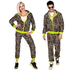 Kostüm Trainingsanzug Leopard