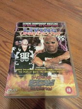 ECW Living Dangerously 1998 DVD WWE Nxt Aew TNA Njpw Wrestling Tna 