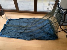 Moskitonetz 1 Person Schlafsack - Überzug Hängematte dunkelblau, schwarzes Netz