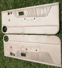 GOLF 1 CABRIO Türverkleidung Classic Line beige Leder Beide Seiten vorn