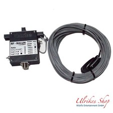 1KW 16,2m Multiband Dipol endgespeist 1:9 Balun EZwire 10m - 160m L:16,2M