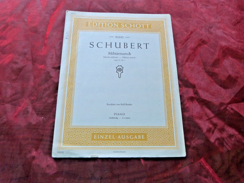 Schubert militärmarsch opus - schubert,