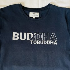 BUDDHA TO BUDDHA Bluse ,Herren, Gr M ,Blau Marine Baumwolle Oberteil Casual