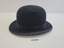 Hut/Melone Stoff Schwarz Gr