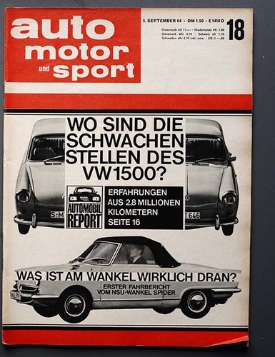 Auto motor sport 1964 vw - auto,