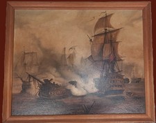 Bild Seeschlacht Segelschiff