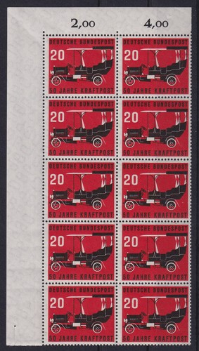 Bund 1955 kraftpost nr - bund, mi.-nr