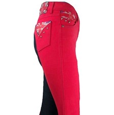 Reithose Easy Rider Benita Full, Vollbesatz, EuroStar Stiefelreithose, cilli red