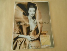 Werbung 1999 Advertising Cristobal Balenciaga Parfum