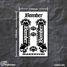 Marzocchi sticker schwarz - sticker,