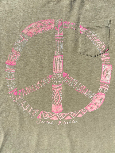 Scotch belle shirt - scotch, peace