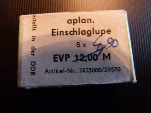 Einschlaglupe carl zeiss jena - carl,