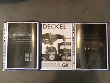 Anleitung Deckel Graviermaschine GK 12 & 21 Zubehör usw. Werkstatt Zerspanen