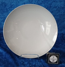 A25/1  Rosenthal TAC 02  C-01 Suppenteller Kreise grau weiß  Ø 24 cm