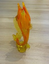 Deko Fisch aus Glas, Orange