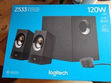 Logitech 2.1 PC-Lautsprechersystem, Stereo PC-Lautsprecher