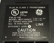 GE Security MGT1640CC 22-156