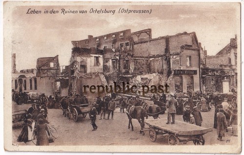 Postkarte leben den ruinen - postkarte,