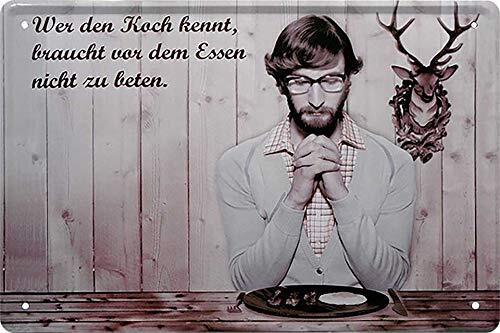 Blechschild lustiger spruch - lustiger,