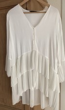 ZARA Longbluse 44 XL Bluse