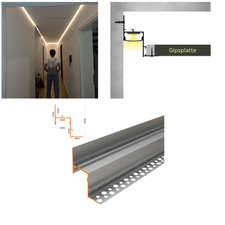 LED Lichtvoute VIVI indirekte Beleuchtung für Rigips