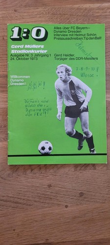 Programm vom europacupspiel - programm,