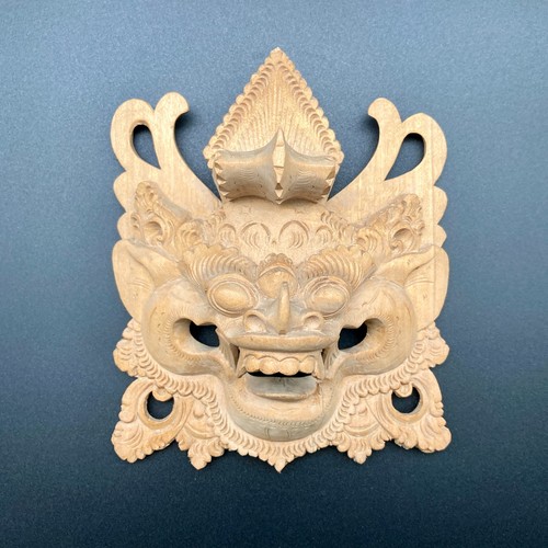 Handgeschnitzte holzmaske von - holzmaske,