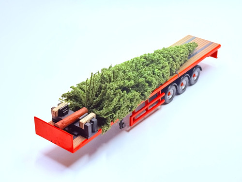 Corgi tri axle flatbed - corgi, trailer